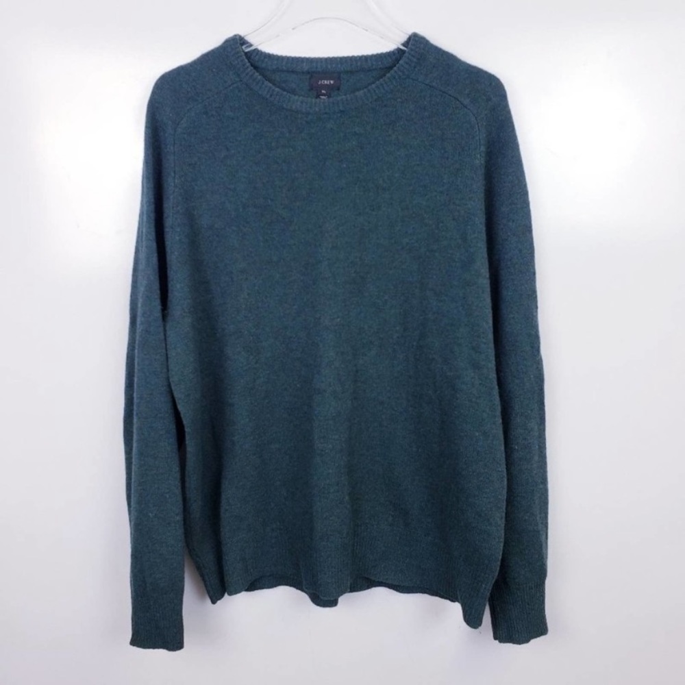 J. Crew Men's Crew Neck 100% Lambswool Sweater M